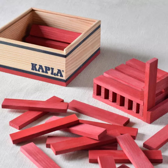 KAPLA 40 Squares (Red)