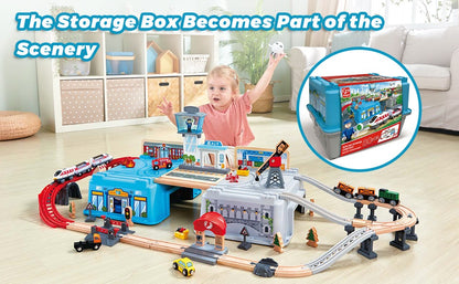 Hape Super Cityscape Transport Bucket Set