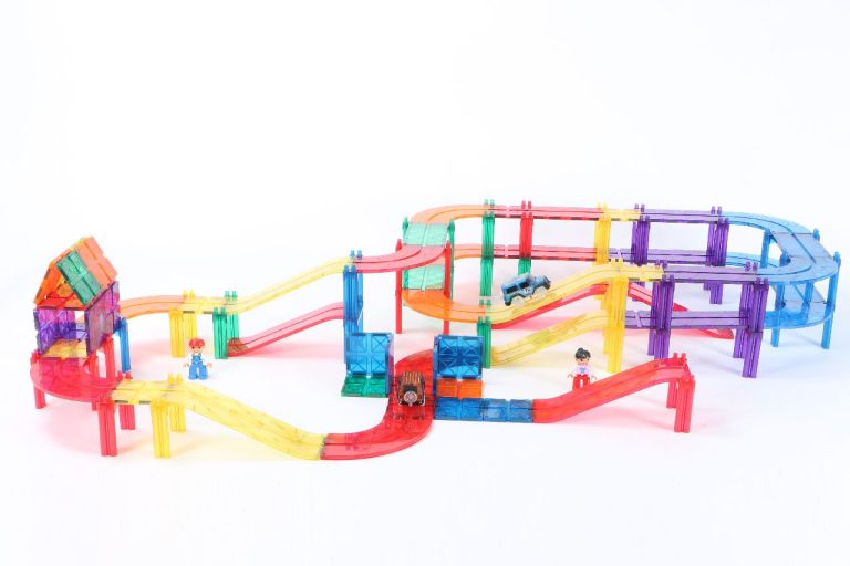 MNTL Mag-Car Track Toy Set 52pcs 磁力片電力軌道車