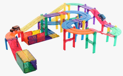 MNTL Mag-Car Track Toy Set 52pcs 磁力片電力軌道車