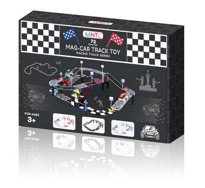 MNTL Mag-Car Track Toy Set 72pcs 磁力片電力軌道車