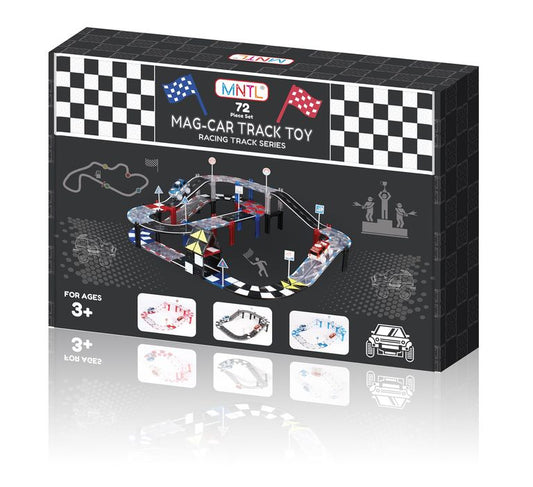 MNTL Mag-Car Track Toy Set 72pcs 磁力片電力軌道車
