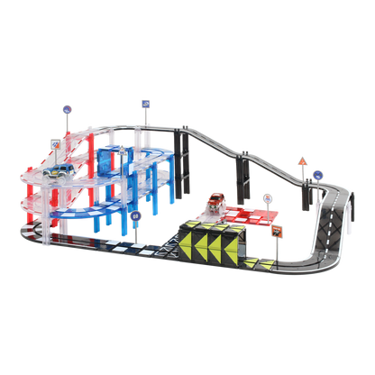 MNTL Mag-Car Track Toy Set 72pcs 磁力片電力軌道車