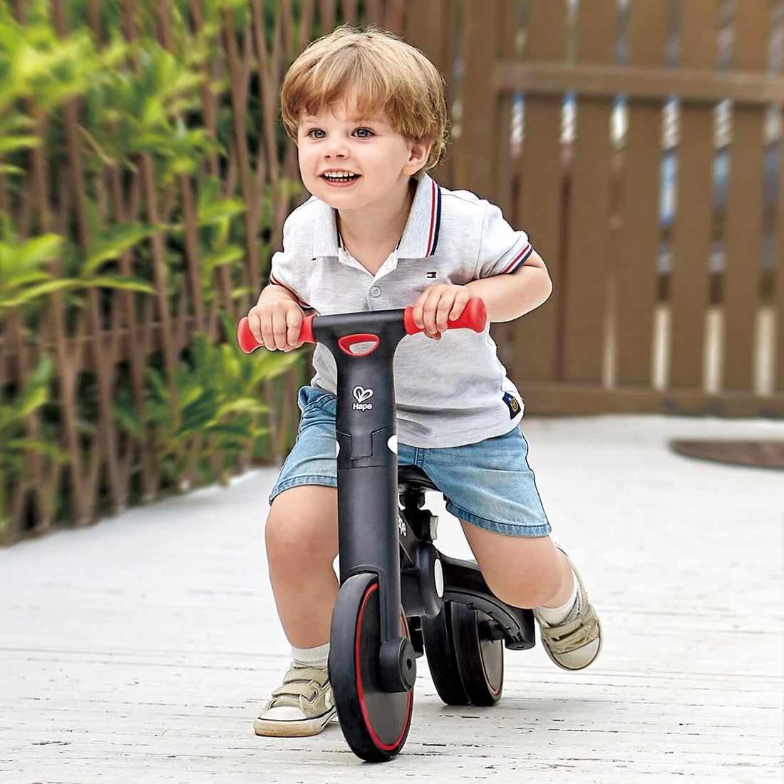Hape Multifunctional 3-in-1 Balance Bike (Red) | 多功能三合一平衡車 (紅色)