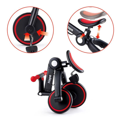 Hape Multifunctional 3-in-1 Balance Bike (Red) | 多功能三合一平衡車 (紅色)