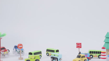 MNTL Mag-Car Track Toy Set 72pcs 磁力片電力軌道車